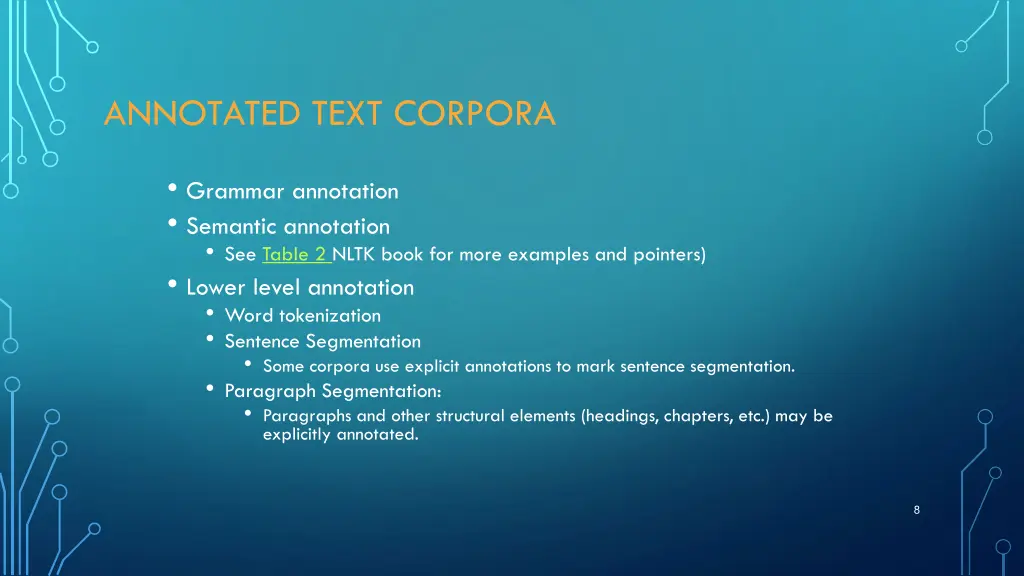 annotated text corpora 1