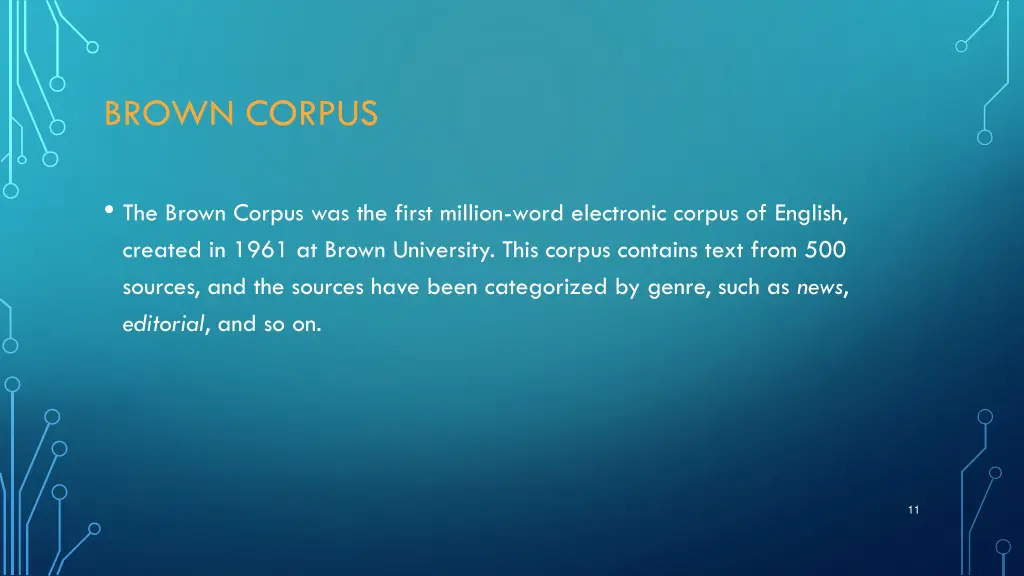 brown corpus