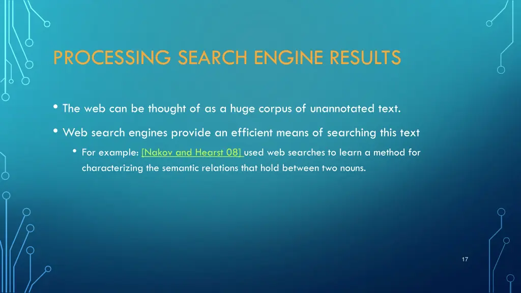 processing search engine results
