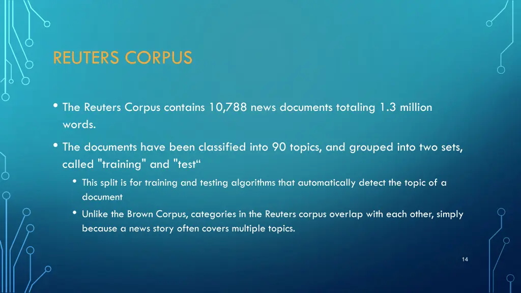 reuters corpus