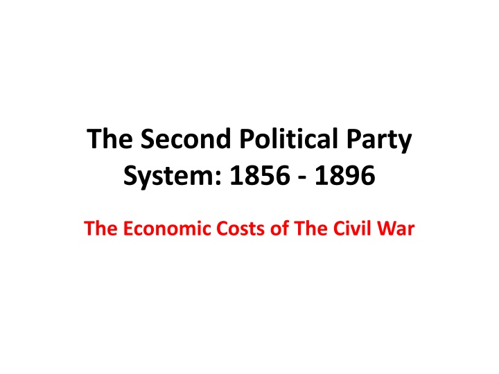 the second political party system 1856 1896