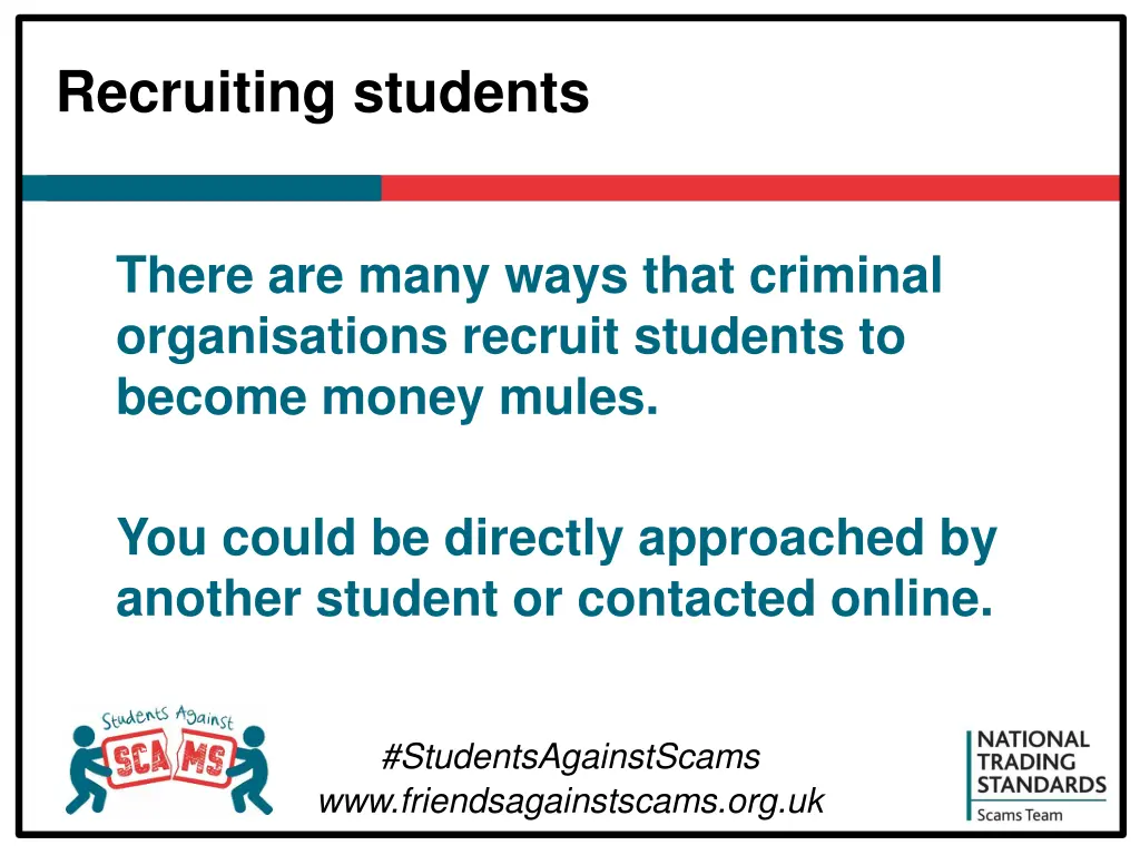 recruiting students