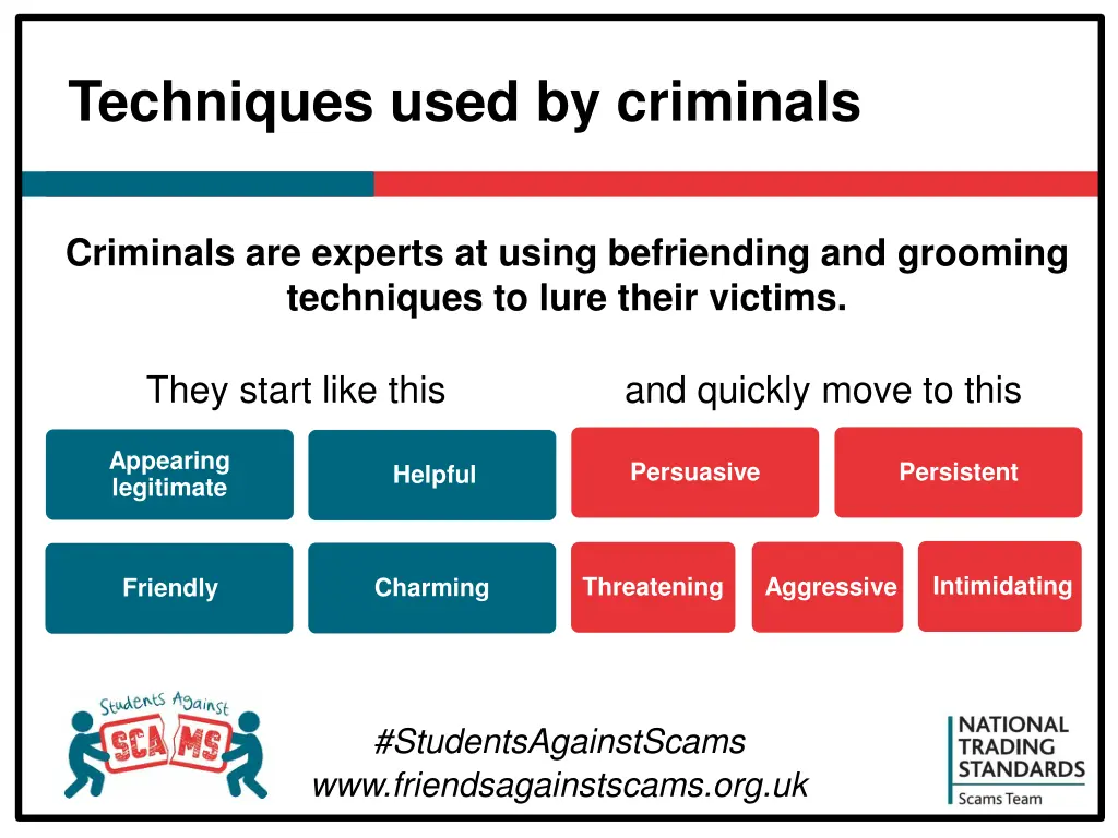 techniques used by criminals