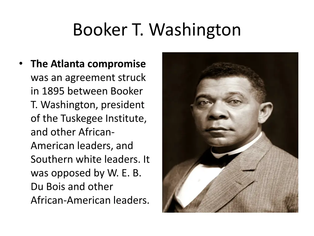 booker t washington