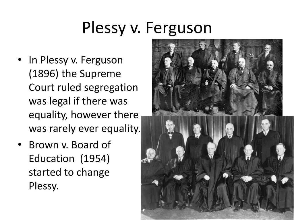 plessy v ferguson