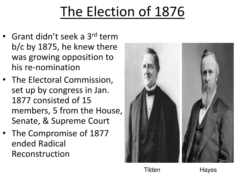 the election of 1876