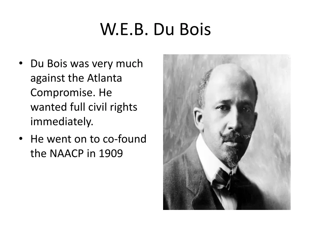 w e b du bois