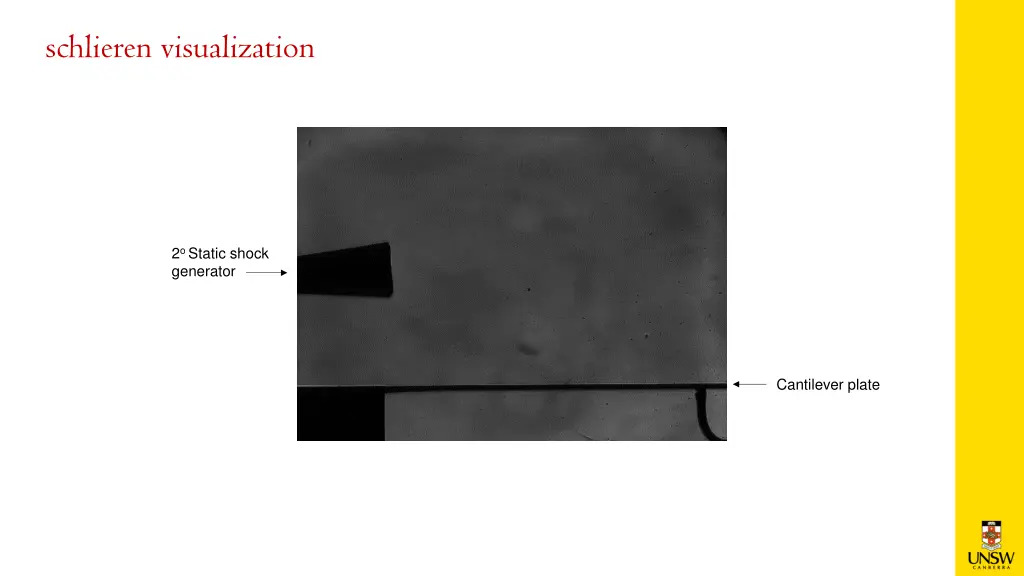 schlieren visualization