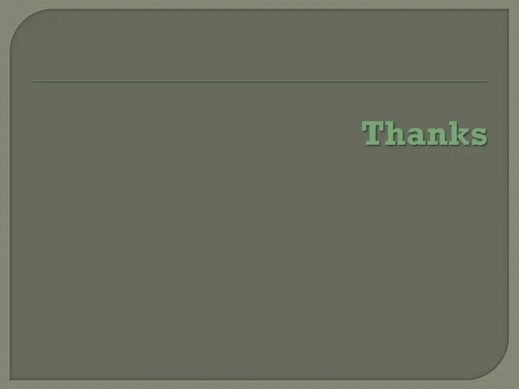 thanks