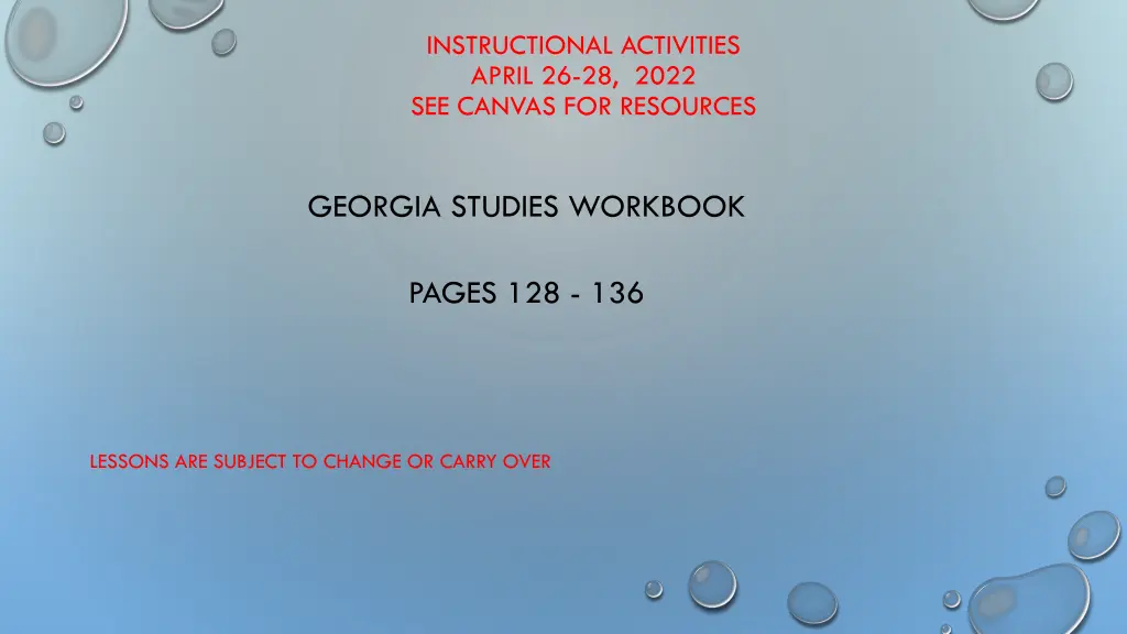 instructional activities april 26 28 2022