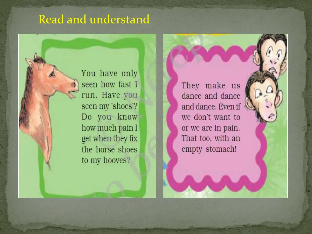read and understand 1