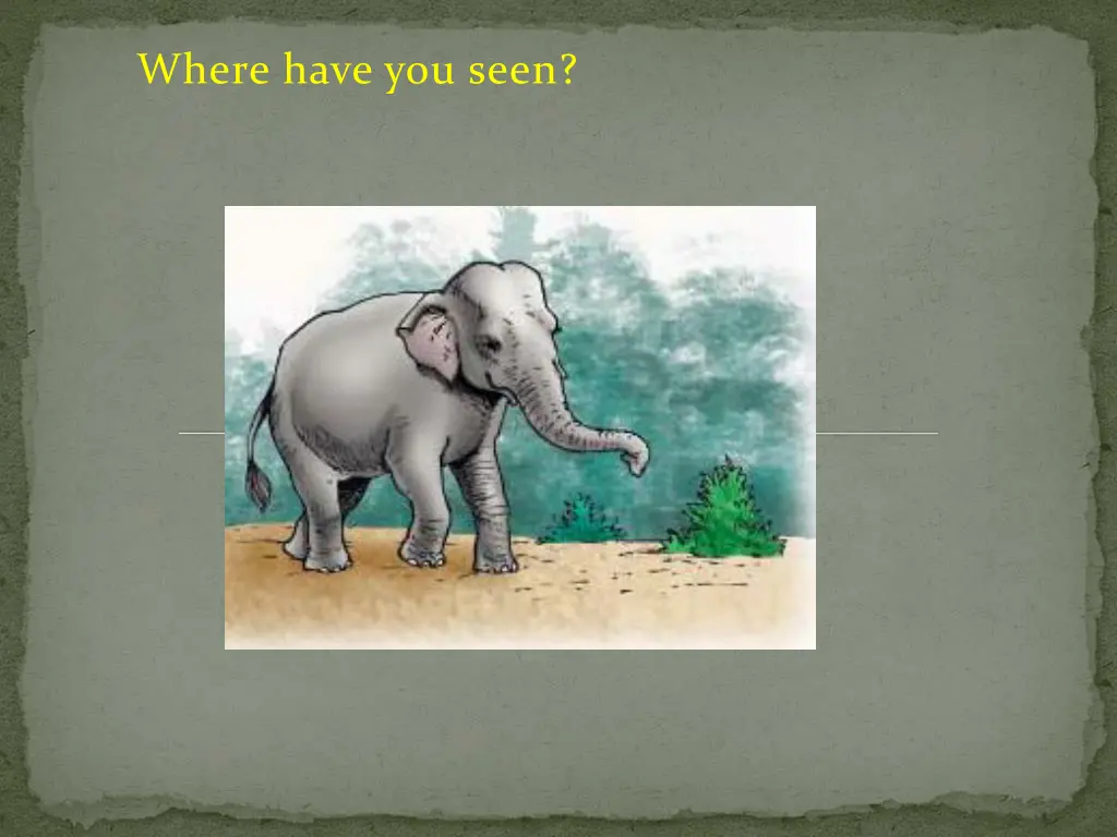 where have you seen