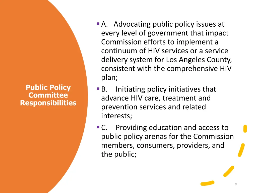 a advocating public policy issues at every level
