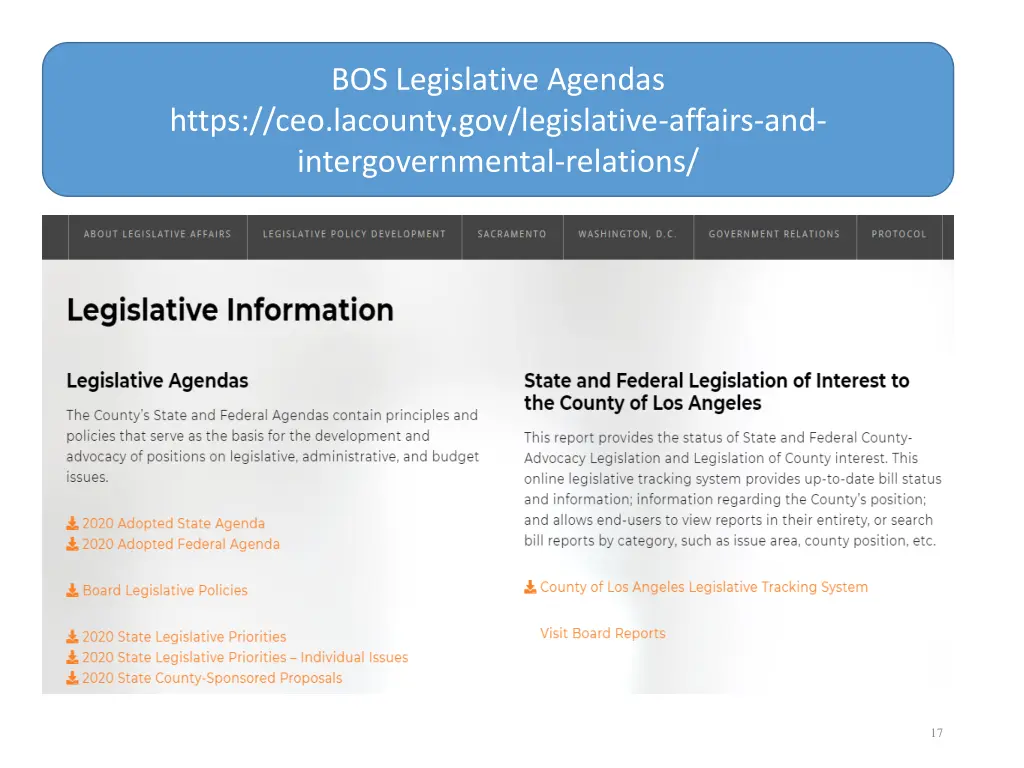 bos legislative agendas https ceo lacounty