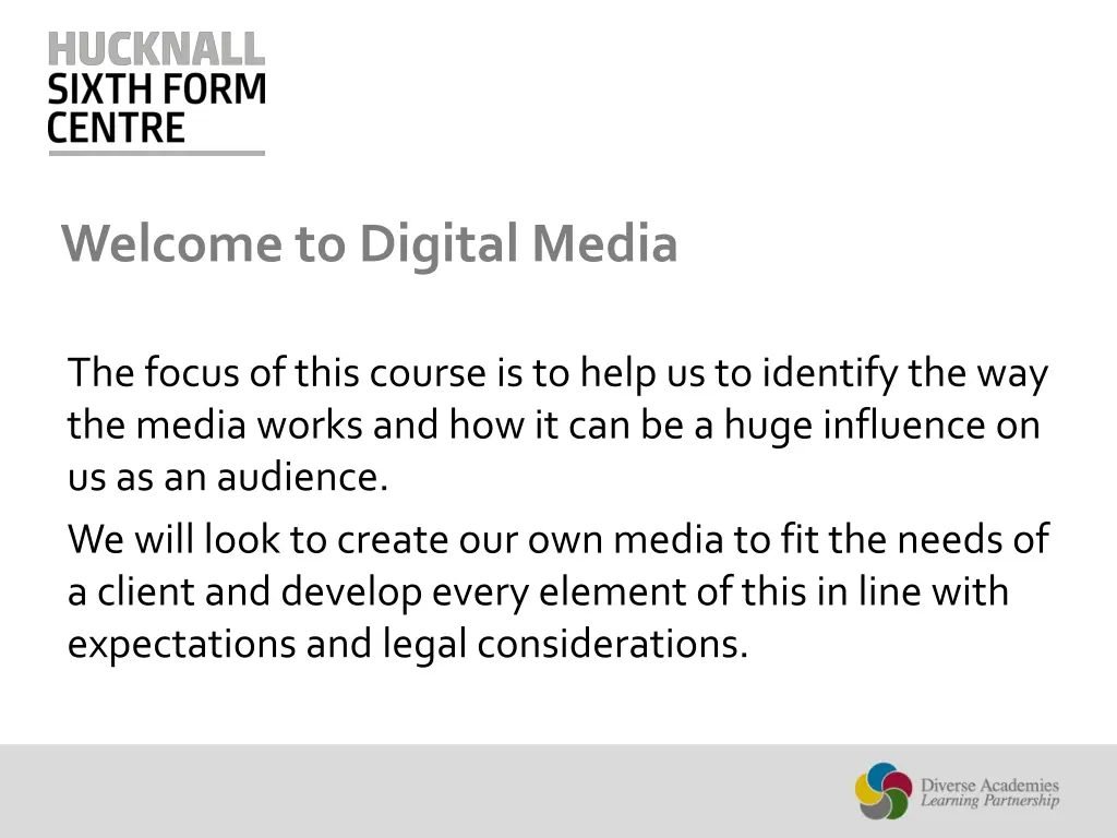welcome to digital media