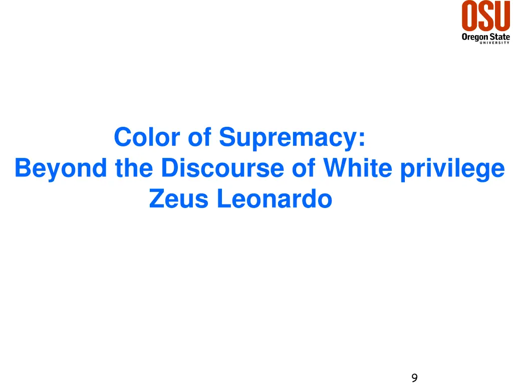 color of supremacy beyond the discourse of white