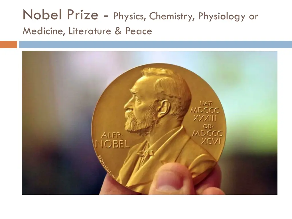nobel prize physics chemistry physiology