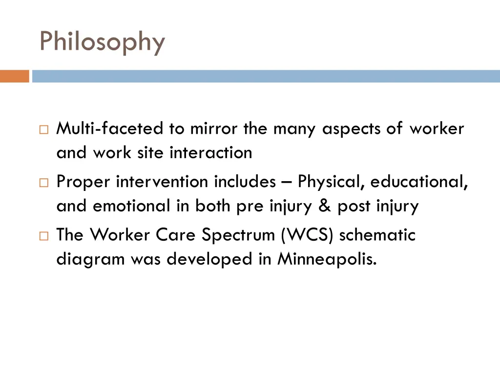 philosophy