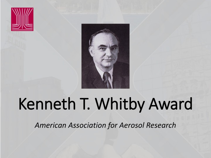 kenneth t whitby award kenneth t whitby award