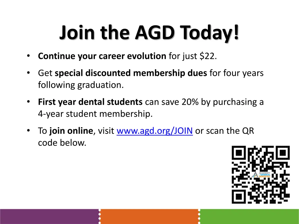 join the agd today