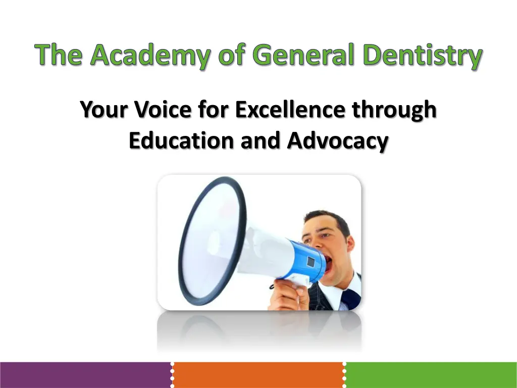 the academy of general dentistry