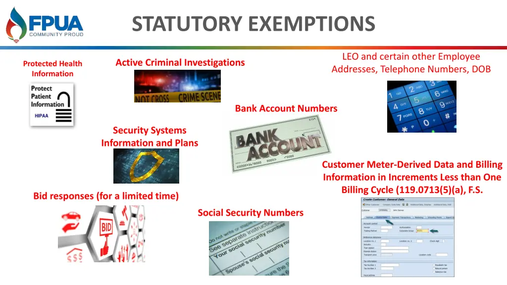 statutory exemptions