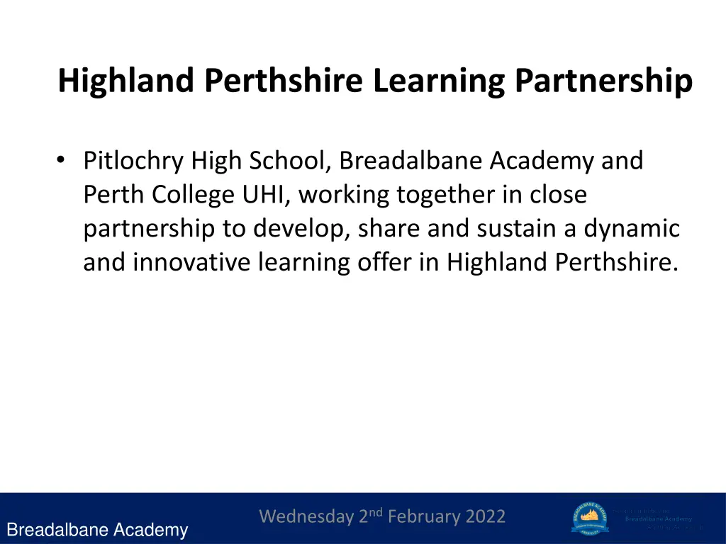 highland perthshire learning partnership