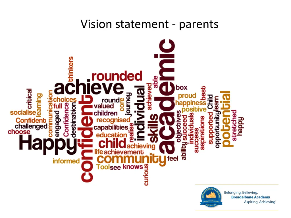 vision statement parents