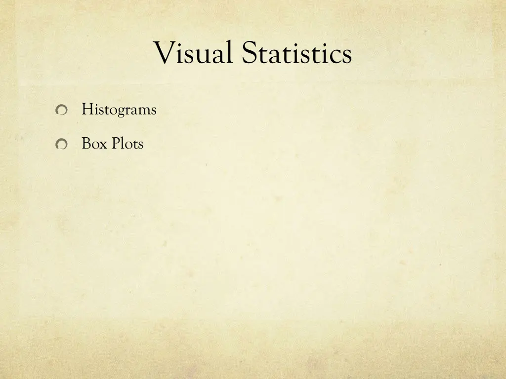 visual statistics 1