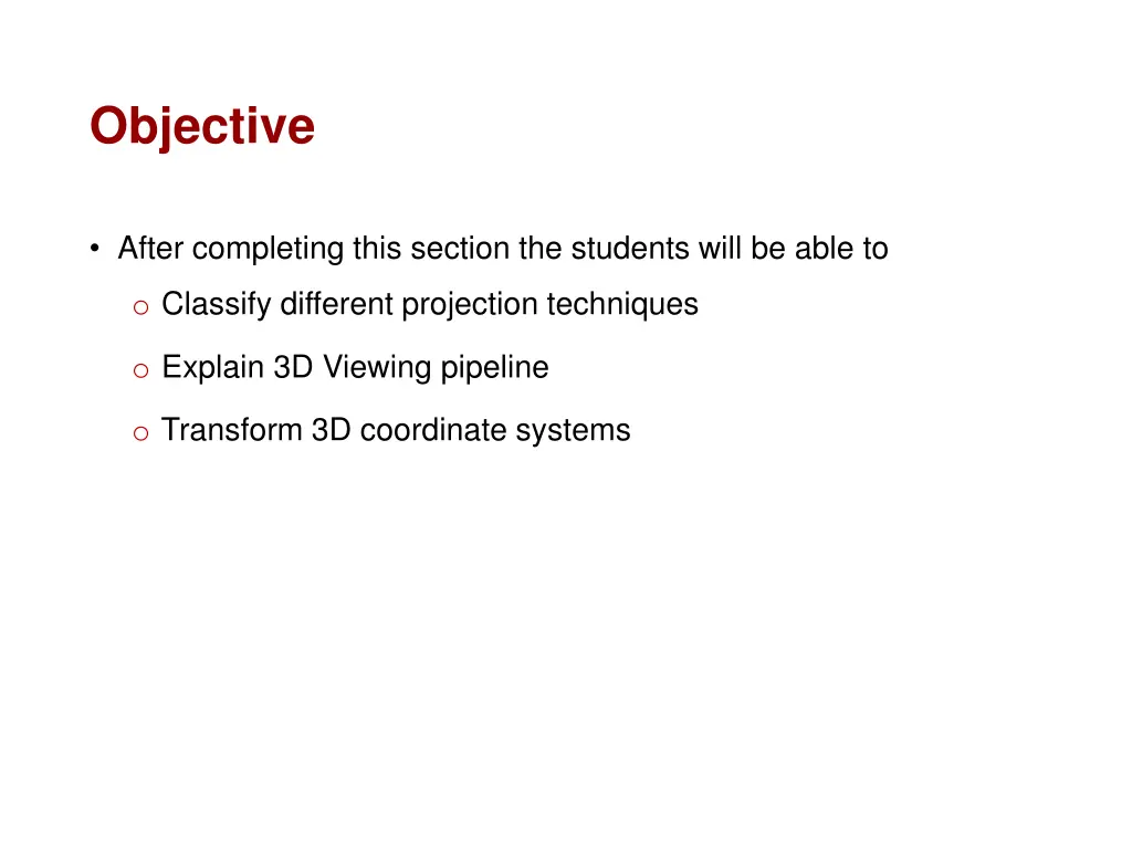 objective 1