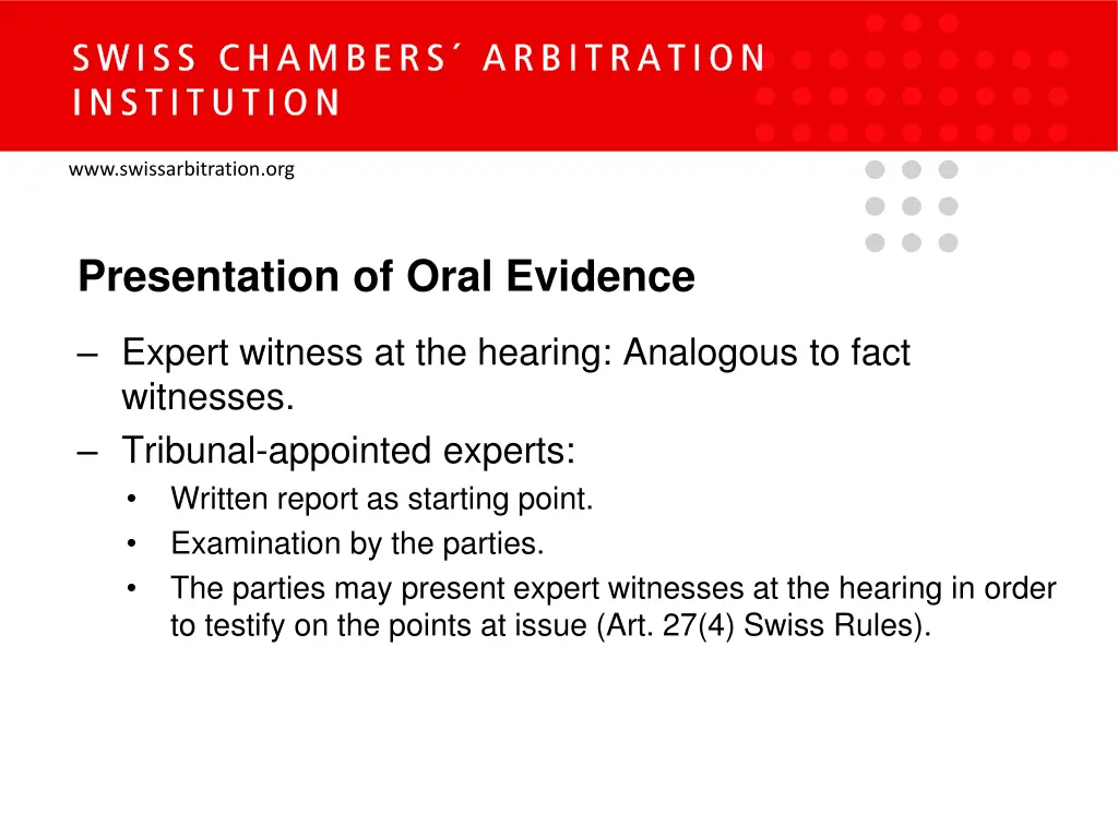 www swissarbitration org 15