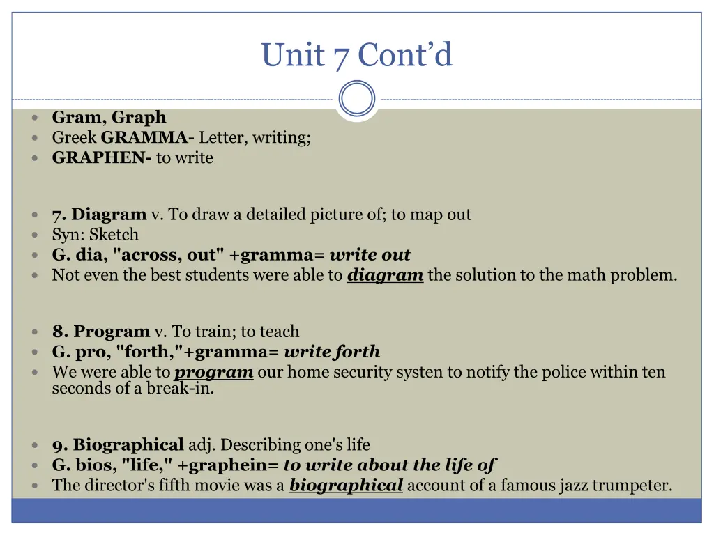 unit 7 cont d 1