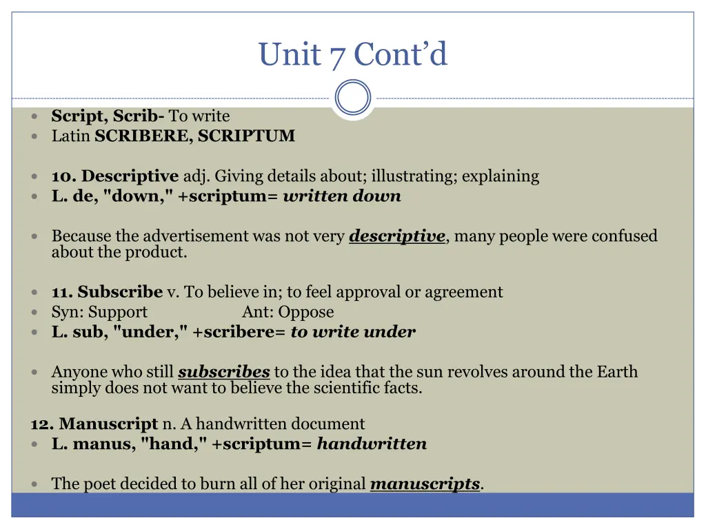 unit 7 cont d 2