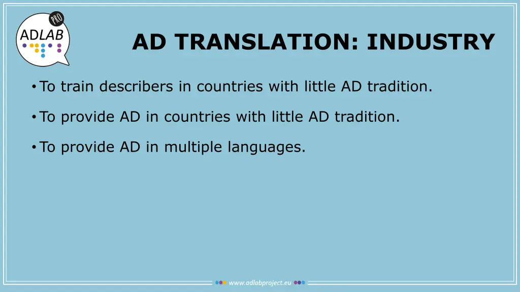 ad translation industry