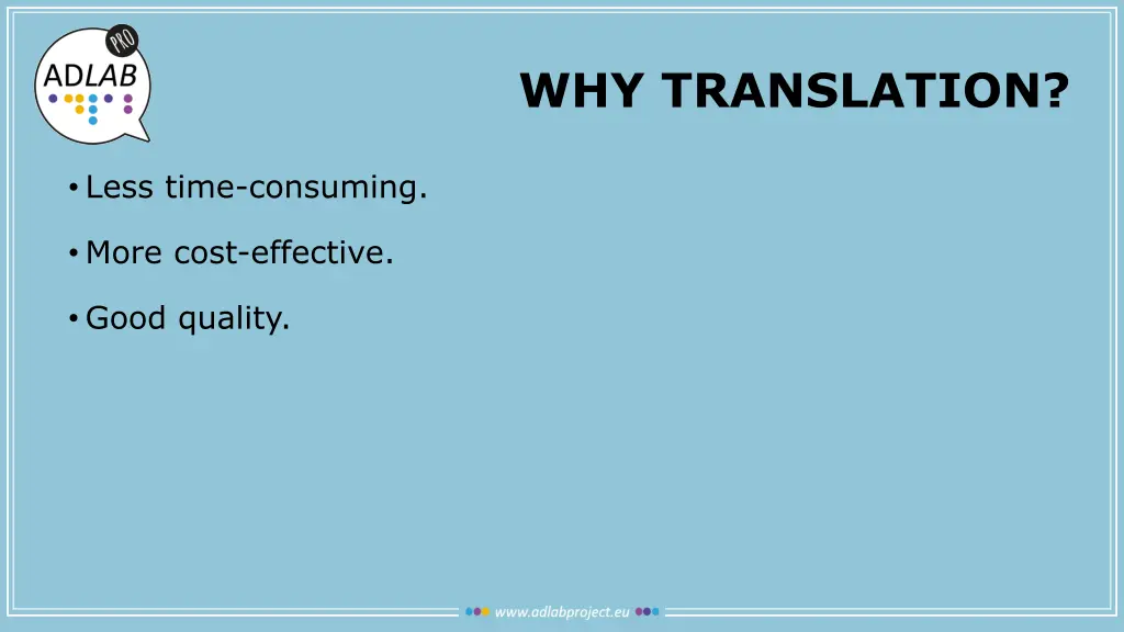 why translation