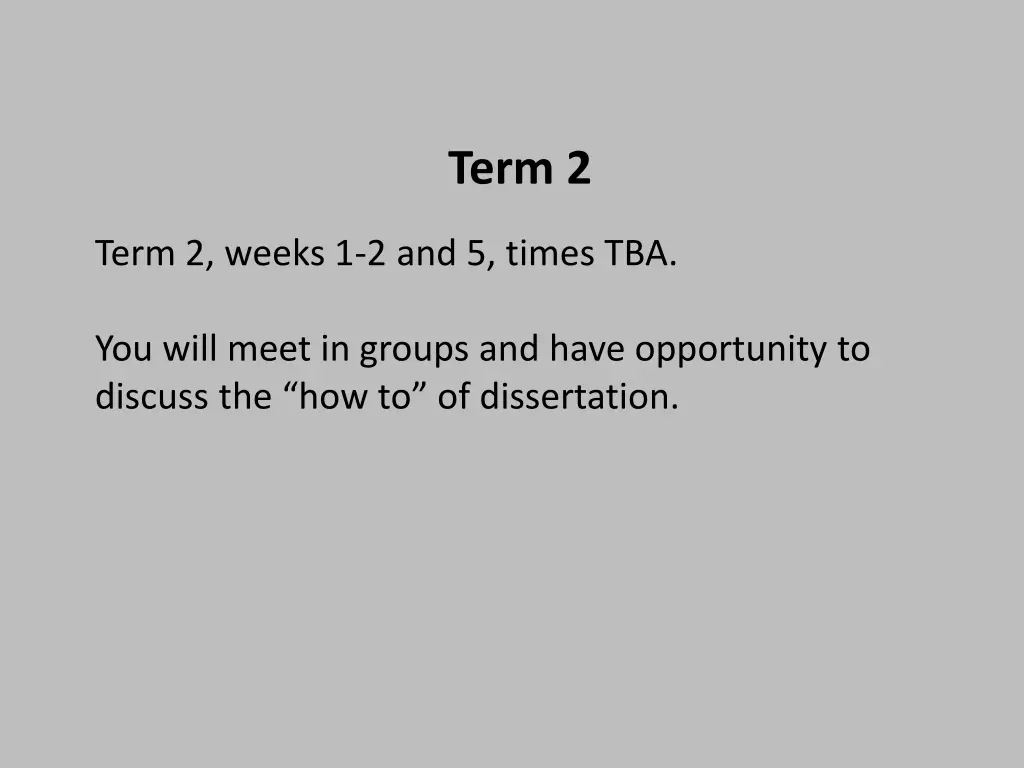 term 2