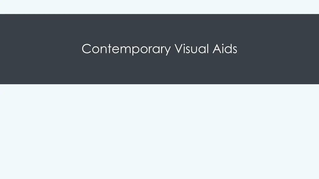 contemporary visual aids