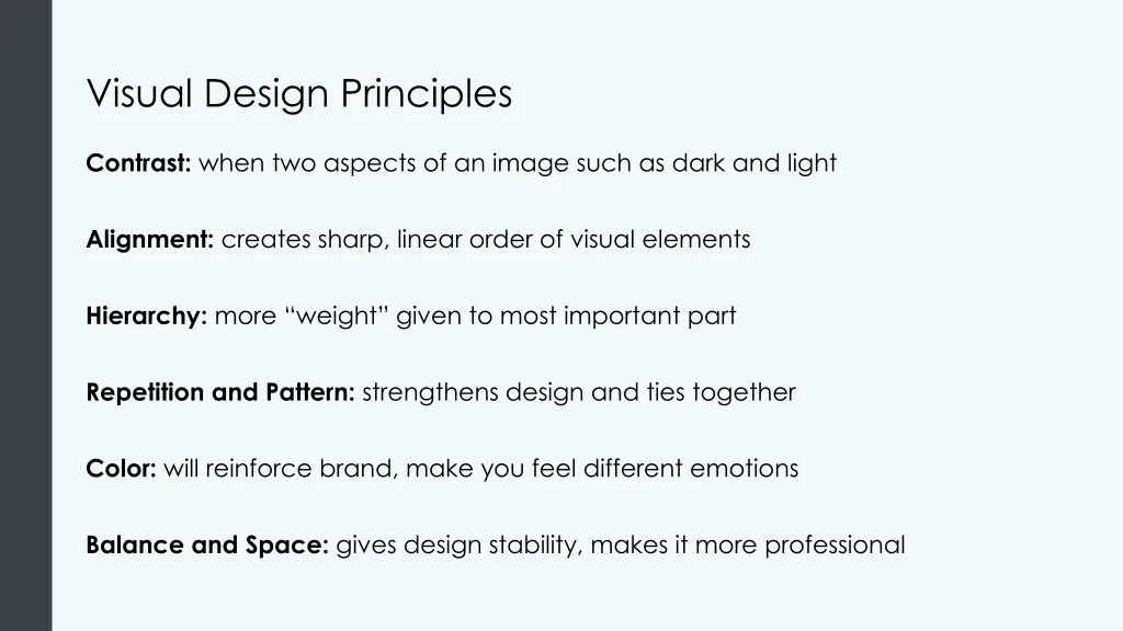 visual design principles