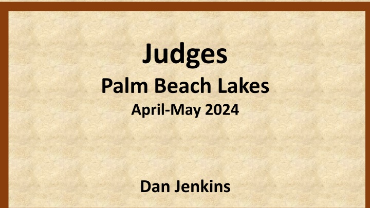 judges palm beach lakes april may 2024