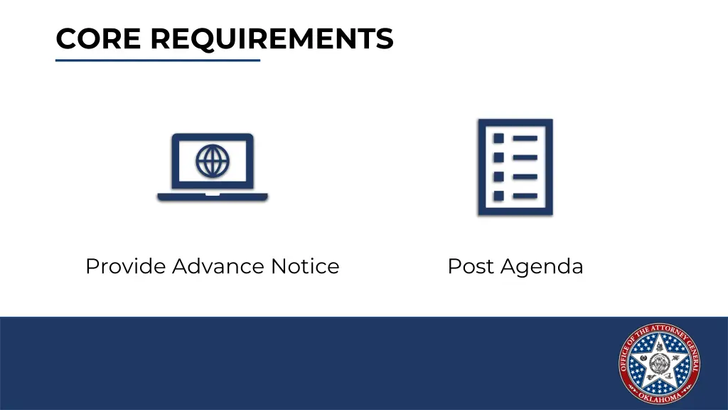core requirements