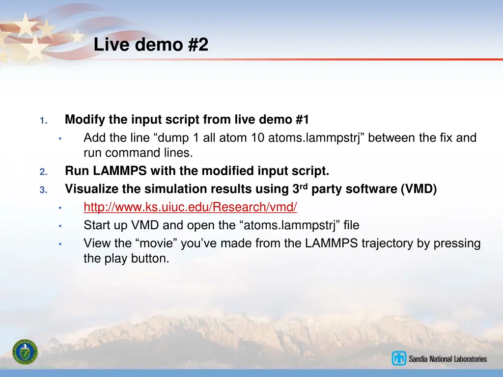 live demo 2