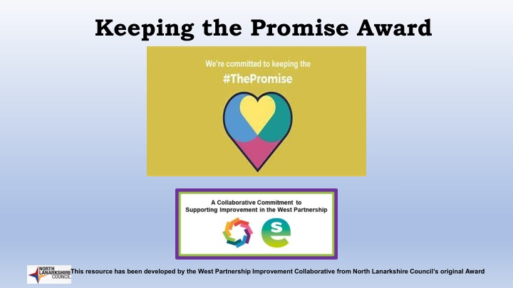 keeping the promise award