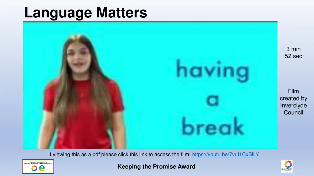 language matters