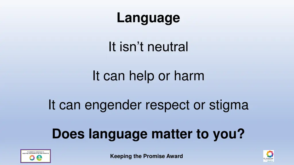 language