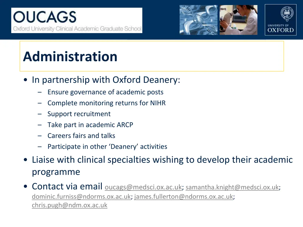 administration