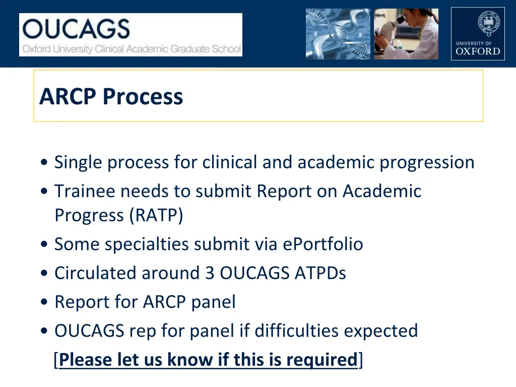arcp process