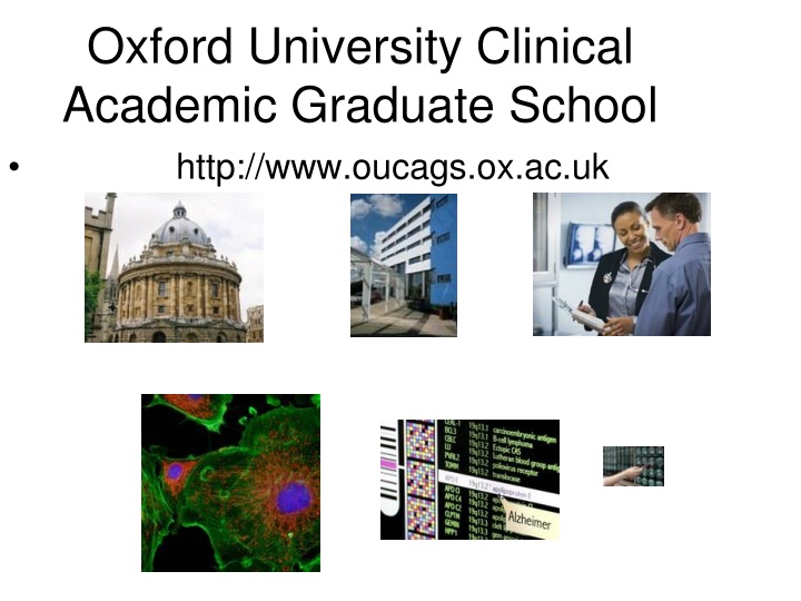oxford university clinical academic graduate
