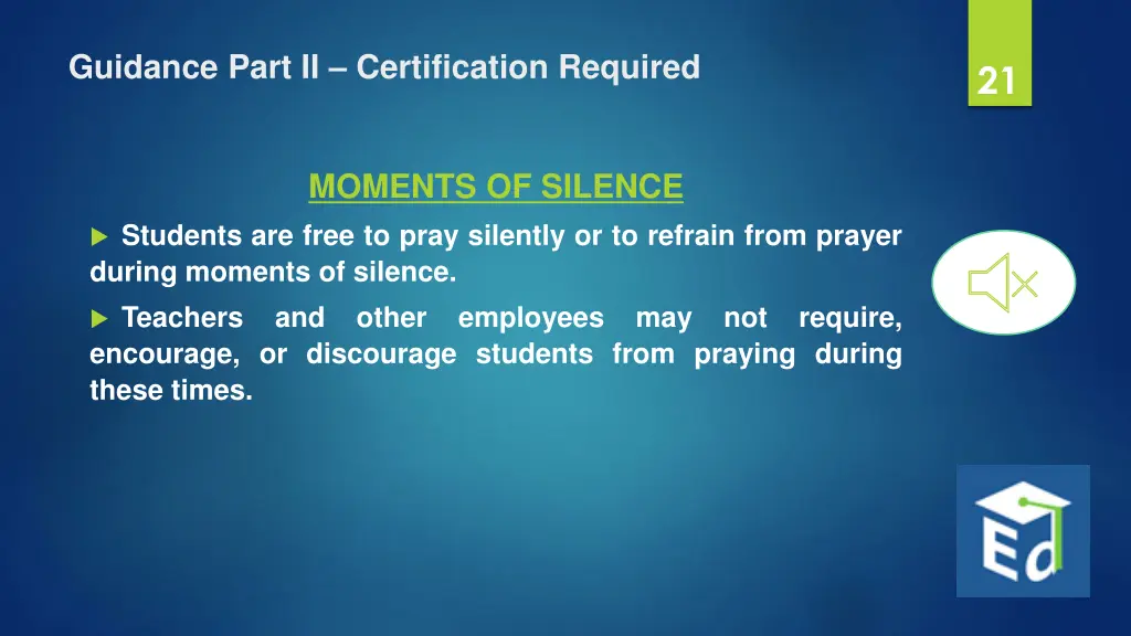 guidance part ii certification required 4