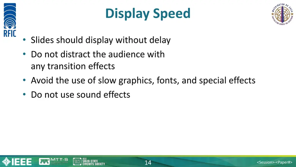 display speed