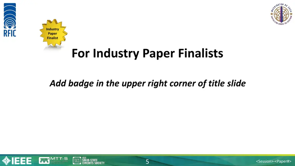 industry paper finalist